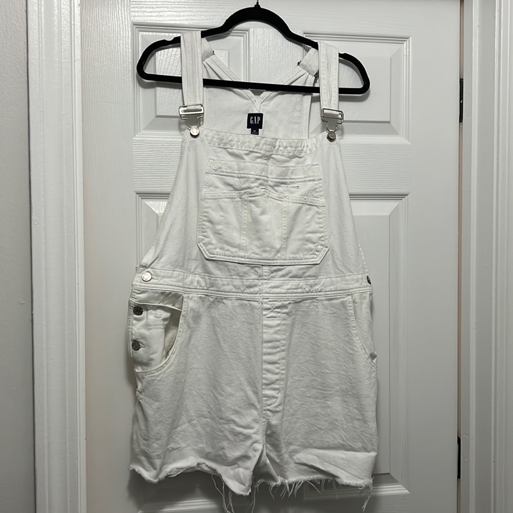 Gap White Overalls, never worn